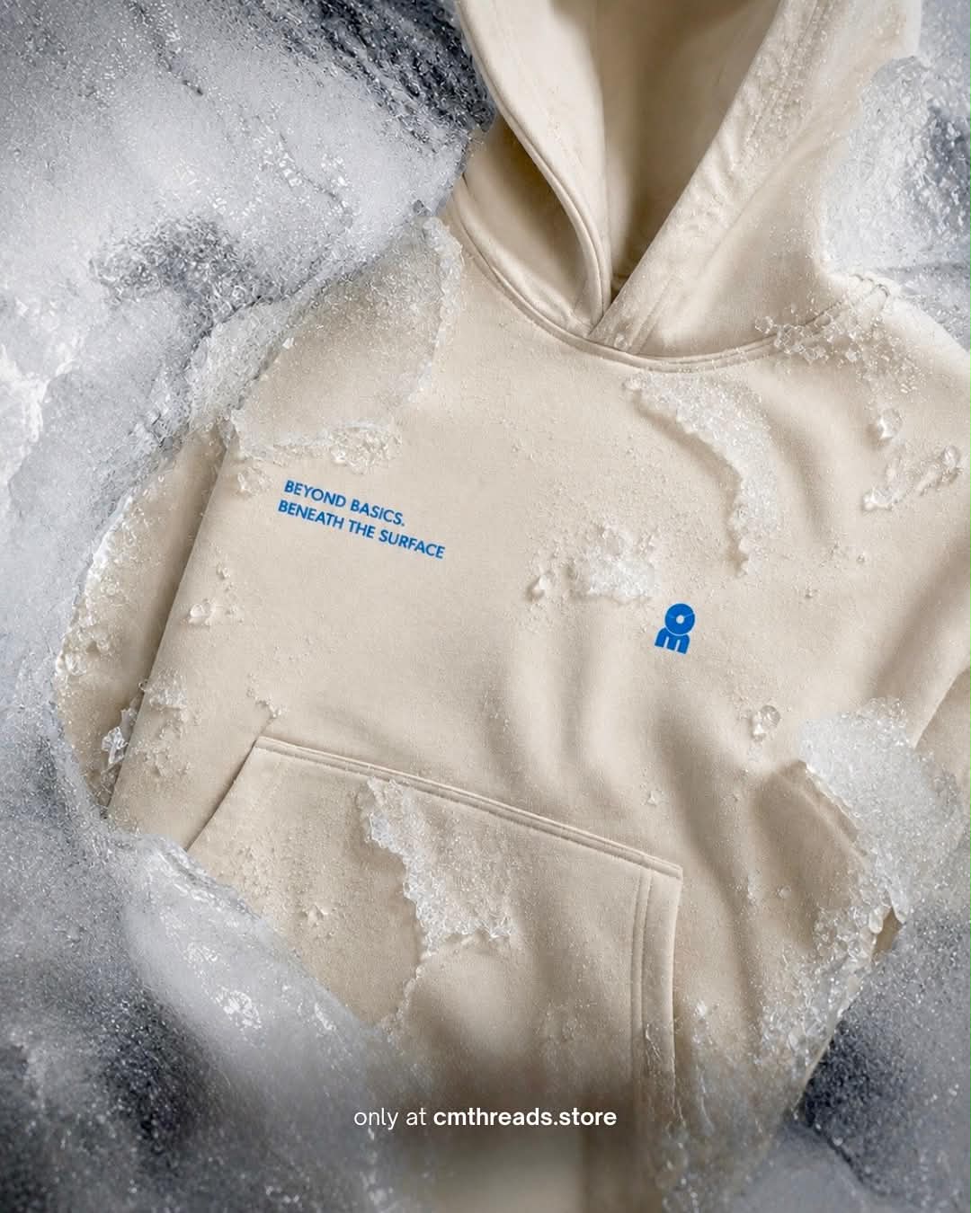 CM Threads Hoodie Cream